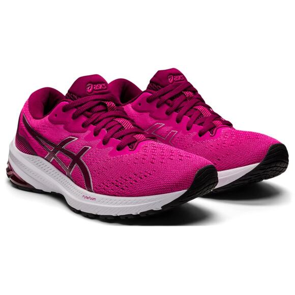 ASICS GT-1000 11 Women's Running Shoes Dried Berry/Pink GLO Size 8.5 US - Picture 1 of 9